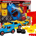 Mașinuță de curse asamblabilă cu bormașină