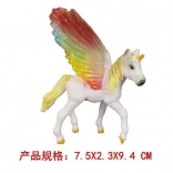 Figurină unicorn cu aripi