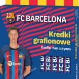 Creioane cerate FC BARCELONA ASTRA, 12 buc