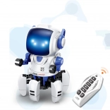 Robot RC cu șase picioare 18 cm cu telecomandă IR și efecte luminoase
