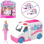 Mini Barbie land – ambulanță cu mini-păpușă