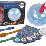 set arheologic de săpături cu minerale și carduri educative