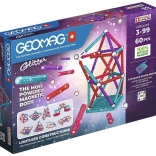 Geomag Glitter set magnetic sclipitor din plastic reciclat 60 piese