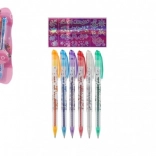 Set de pixuri gel pentru tatuaje cu șabloane, 6 buc