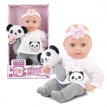 Păpușă NATALIA bebeluș 33 cm cu jucărie