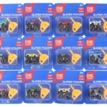 Mașinuță metalică cu lansator pentru copii