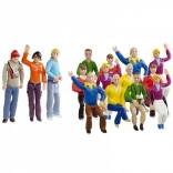 figurină fani 1:32 – set 15 buc pentru piste auto