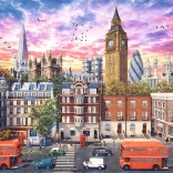 Puzzle 4000 piese Plimbare prin Londra