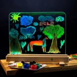 Jonely tablă de desen luminoasă magică cu LED, 55,7 × 46,7 cm