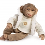 Micuță maimuțică realistă cu corp moale 32 cm