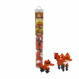 Plus-Plus vulpe – set creativ de construit 100 piese în tub