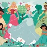 Puzzle maxi 104 piese Disney Prințese