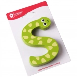 Literă din lemn S CLASSIC WORLD