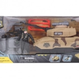 Set militar cu tanc pentru copii