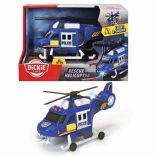 Elicopter de poliție cu lumini și sunete 18 cm