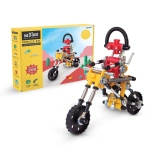 Set de construcție The OffBits RiderBit – robot pe motocicletă