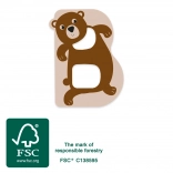 Literă B din lemn Small Foot