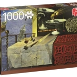 Puzzle 1000 piese JUMBO – Salvador Dalí: Natură moartă