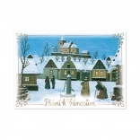 Felicitare de Crăciun cu motiv de coroniță