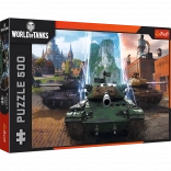 puzzle 500 piese – world of tanks: e timpul pentru acțiune! trefl