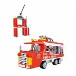 Set de construcție compatibil BLOXO Pompieri – stație de pompieri, 278 piese