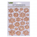 Autocolante POP UP fulgi 25 × 14,5 cm de Crăciun