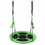 Leagăn tip cuib de barză cu stegulețe 100 cm – 2Kids Toys, verde
