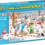 Puzzle JUMBO Jan van Haasteren Junior: Om de zăpadă 150 piese