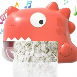 Generator de spumă pentru baie WOOPIE cu dinozaur, portocaliu