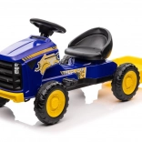 Tractor cu pedale albastru