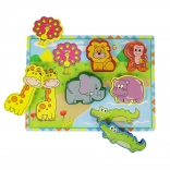 Puzzle din lemn Safari Animale