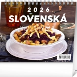 Calendar de birou Bucătăria Slovacă 2026