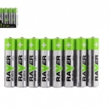 Baterii alcaline AAA 1,5 V – 8 bucăți RAVER