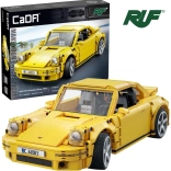 Set de construcție CaDA mașină sport urbană RUF CTR Yellowbird 1:12, 1515 piese