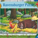 RAVENSBURGER Puzzle Gruffalo și animalele din pădure 2x12 piese