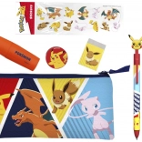 Set școlar Pokémon cu autocolante
