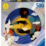 Puzzle RAVENSBURGER 500 piese – mic soare, simțul „citirii” (rotund)