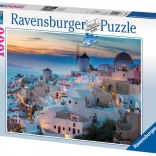 Puzzle Seara în Santorini 1000 buc Ravensburger