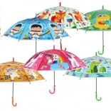 Umbrelă pentru copii cu deschidere automată 66 cm – colorată