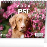 Calendar de birou câini cu nume de câini 2026