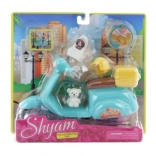 motocicletă pentru păpușă cu accesorii