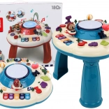 Masă educațională Panou Interactiv Pian Tobe Albastru