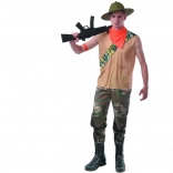 Costum de carnaval vânător pentru adulți