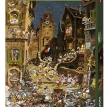 Puzzle 1000 piese – oraș romantic, noapte