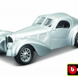 Model auto Bugatti Atlantic 1:24 argintiu de la Bburago