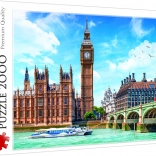Puzzle 2000 piese – Big Ben și Podul Westminster, Londra – Trefl