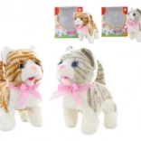 Pisică de pluș care merge, cu sunet