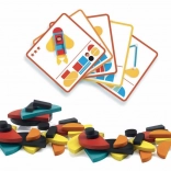 Puzzle magnetică Vehicule pentru copii