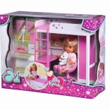 Evi Love camera mea – pat etajat cu birou și accesorii