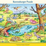 Puzzle Dinozauri 15 piese